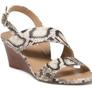 Franco Sarto Snakeskin Sandals